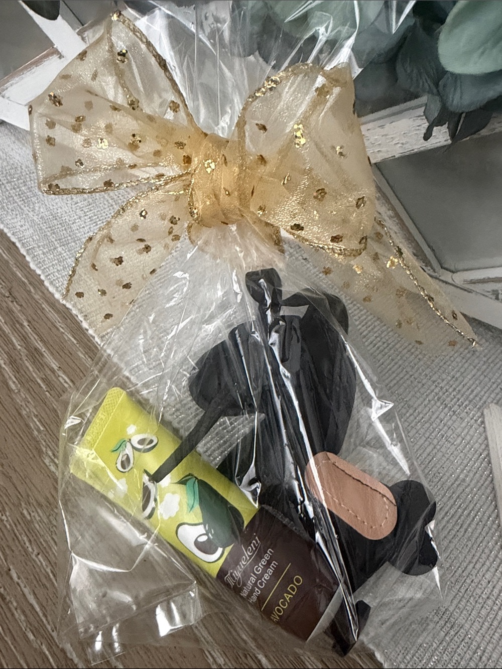 Horse Charm keychain and Avocado Hand Cream Tube Gift Ready NEW